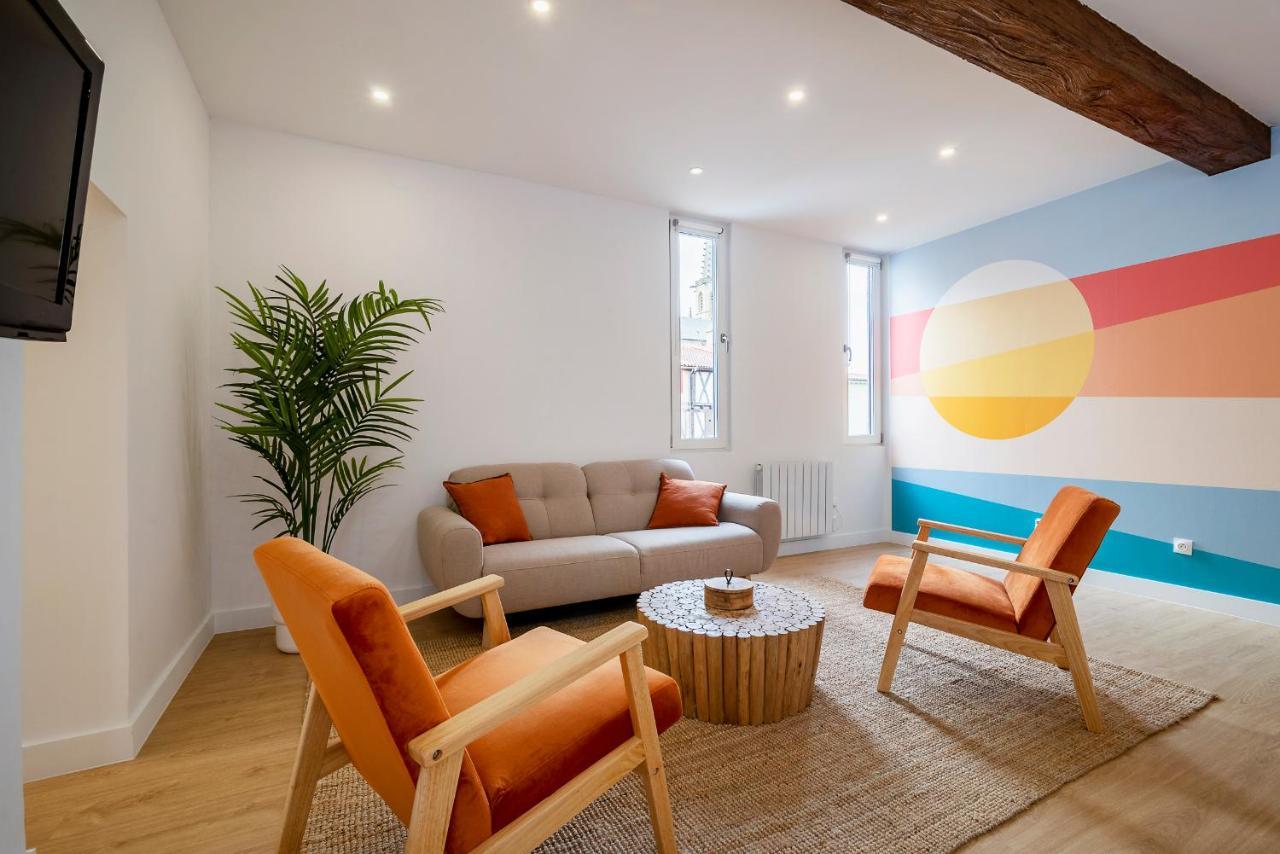 Magnifique Appartement Plein Centre, Calme, Netflix ミルポワ エクステリア 写真